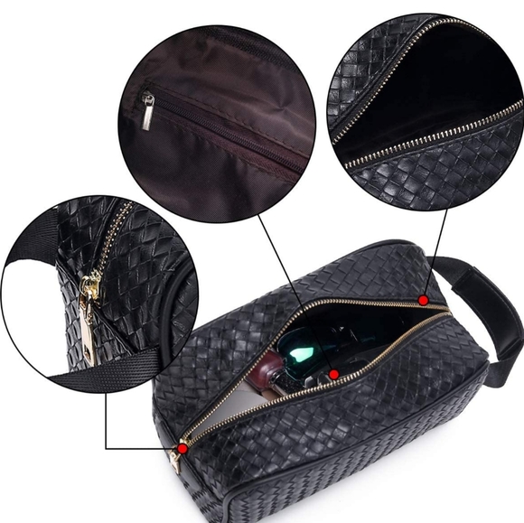 Woven makeup/toiletrie bag - Picture 3 of 5